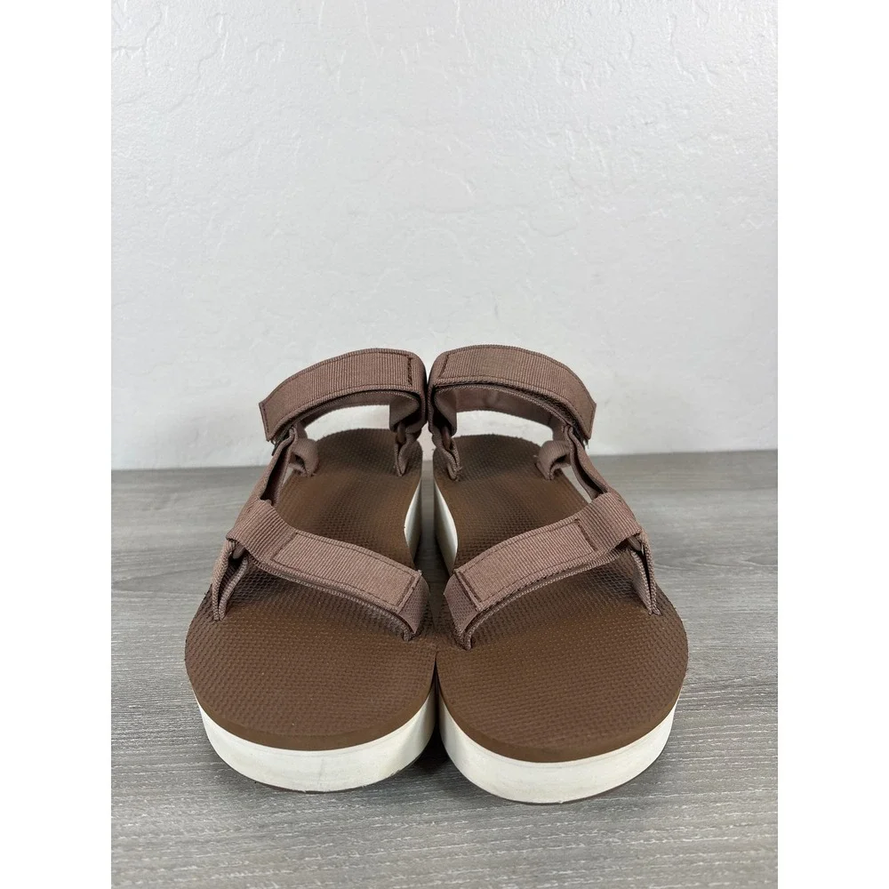 Teva Flatform Universal Brown / Birch Platform Sandals Women 7